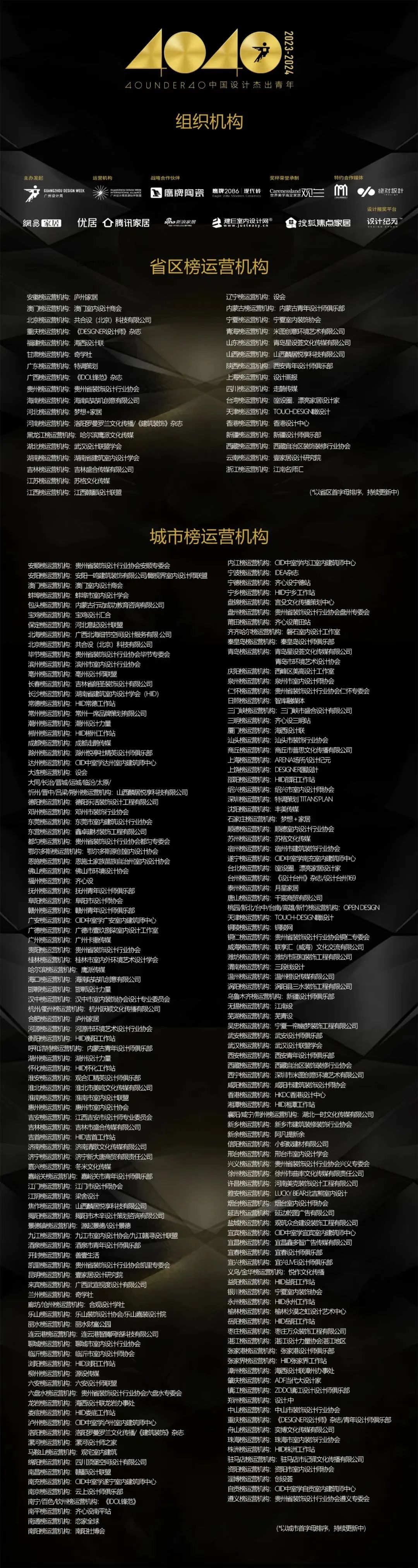 40 UNDER 40 | 城市榜LIST·4揭晓，56城1050位设计师，引领设计新风尚！(图107)